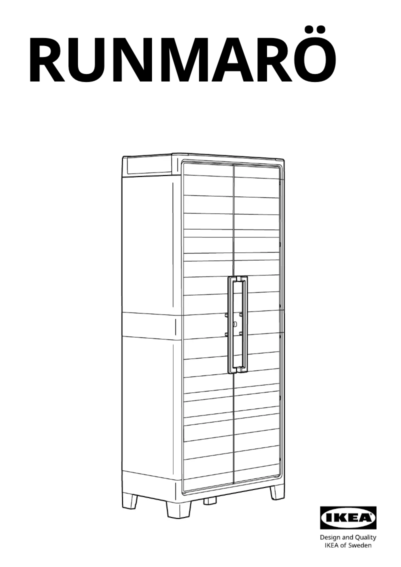 Image de la première page du manuel de l'appareil RUNMARÖ 605.513.10