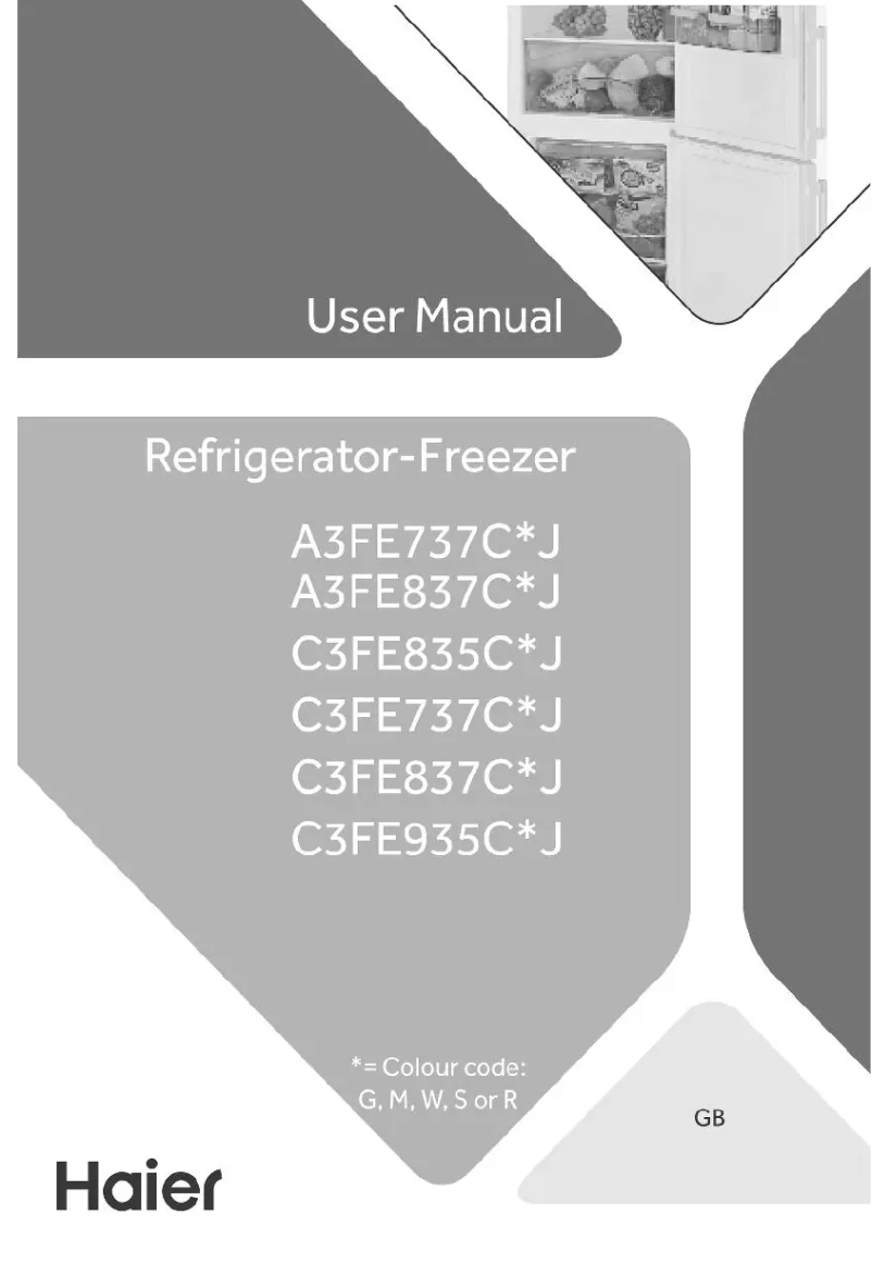 Page 1 de la notice Manuel utilisateur Haier C3FE835CMJ