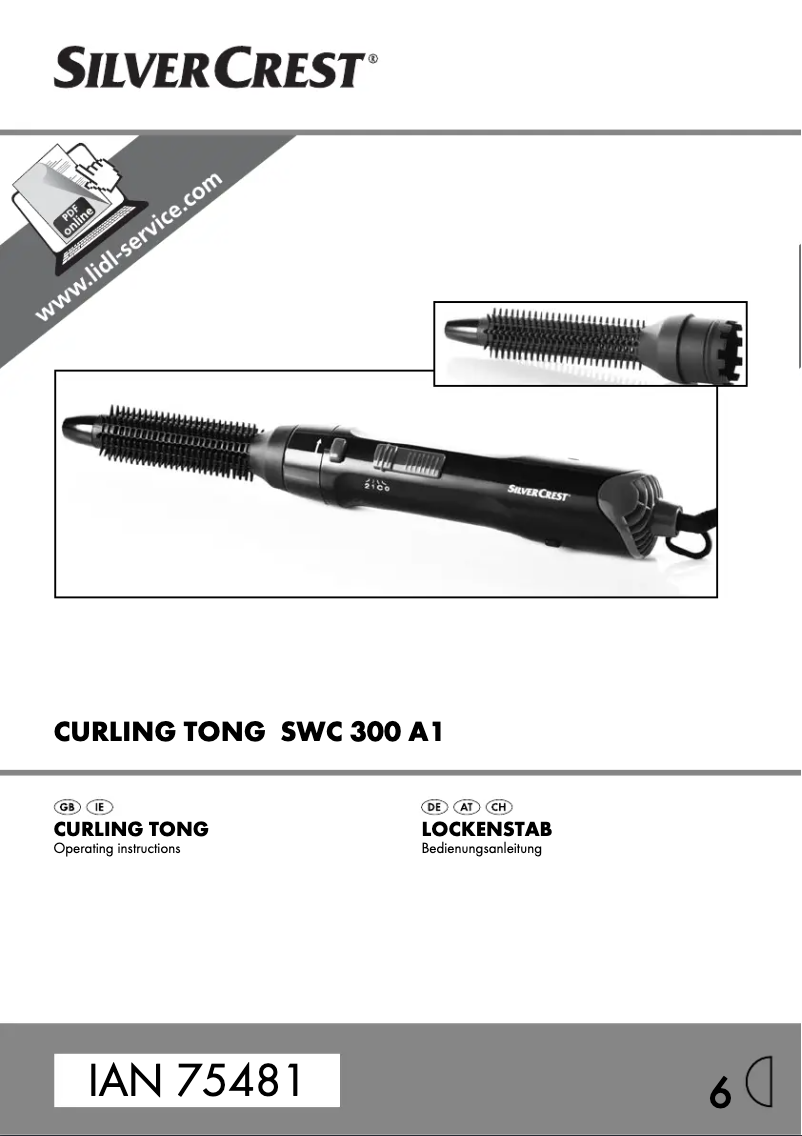 Image de la première page du manuel de l'appareil SWC 300 A1