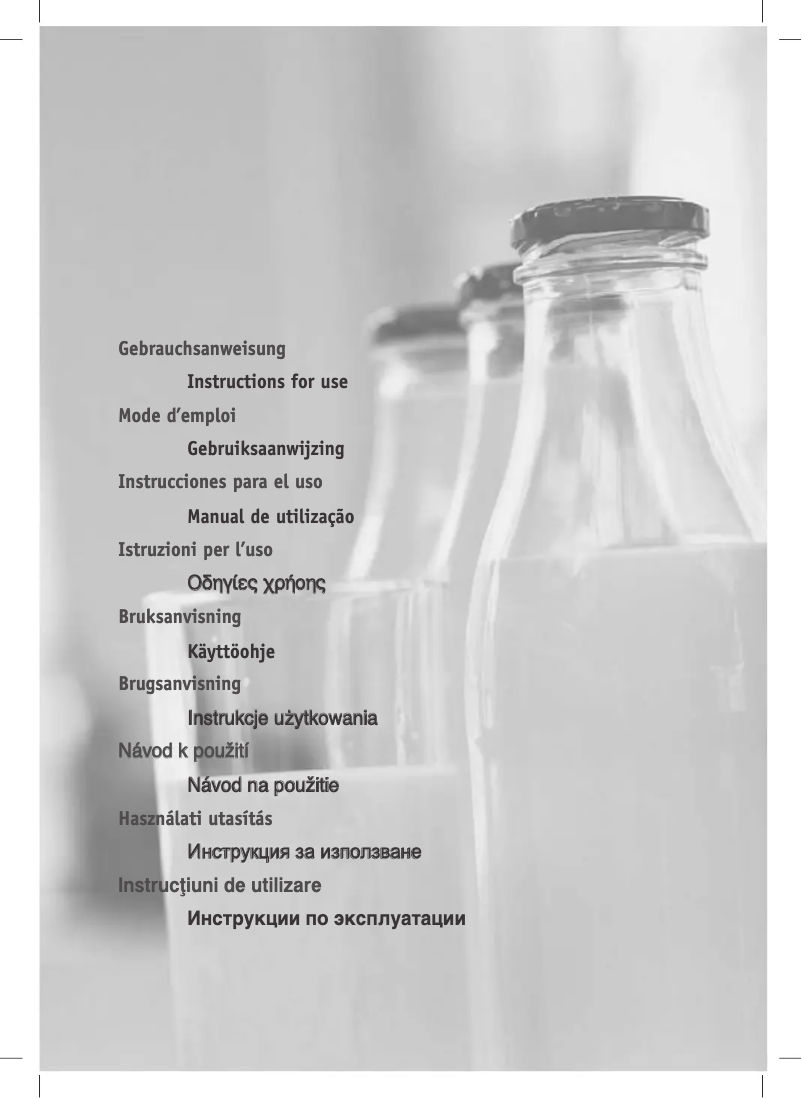 Page 1 de la notice Manuel utilisateur Whirlpool ARC 104/1/A+