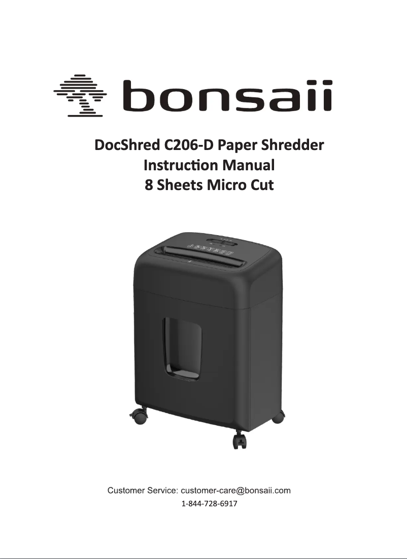 Page n°1 - Manuel utilisateur Bonsaii C206-G