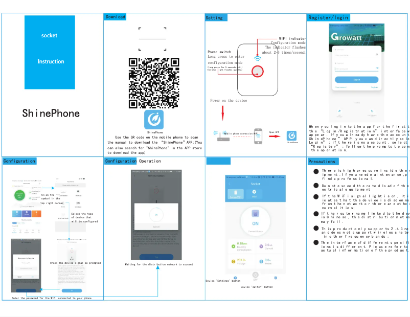 Imagen de la primera página del manual del dispositivo Smart Plug