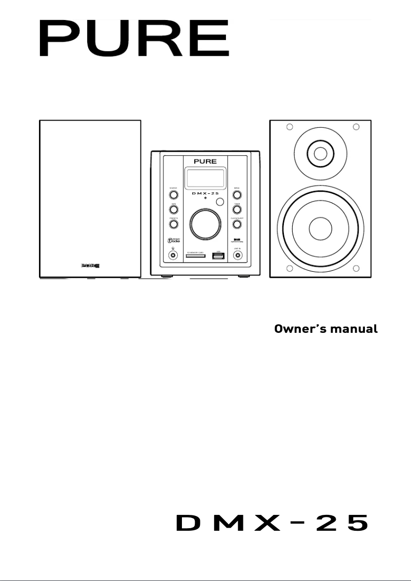 Image de la première page du manuel de l'appareil DMX-25