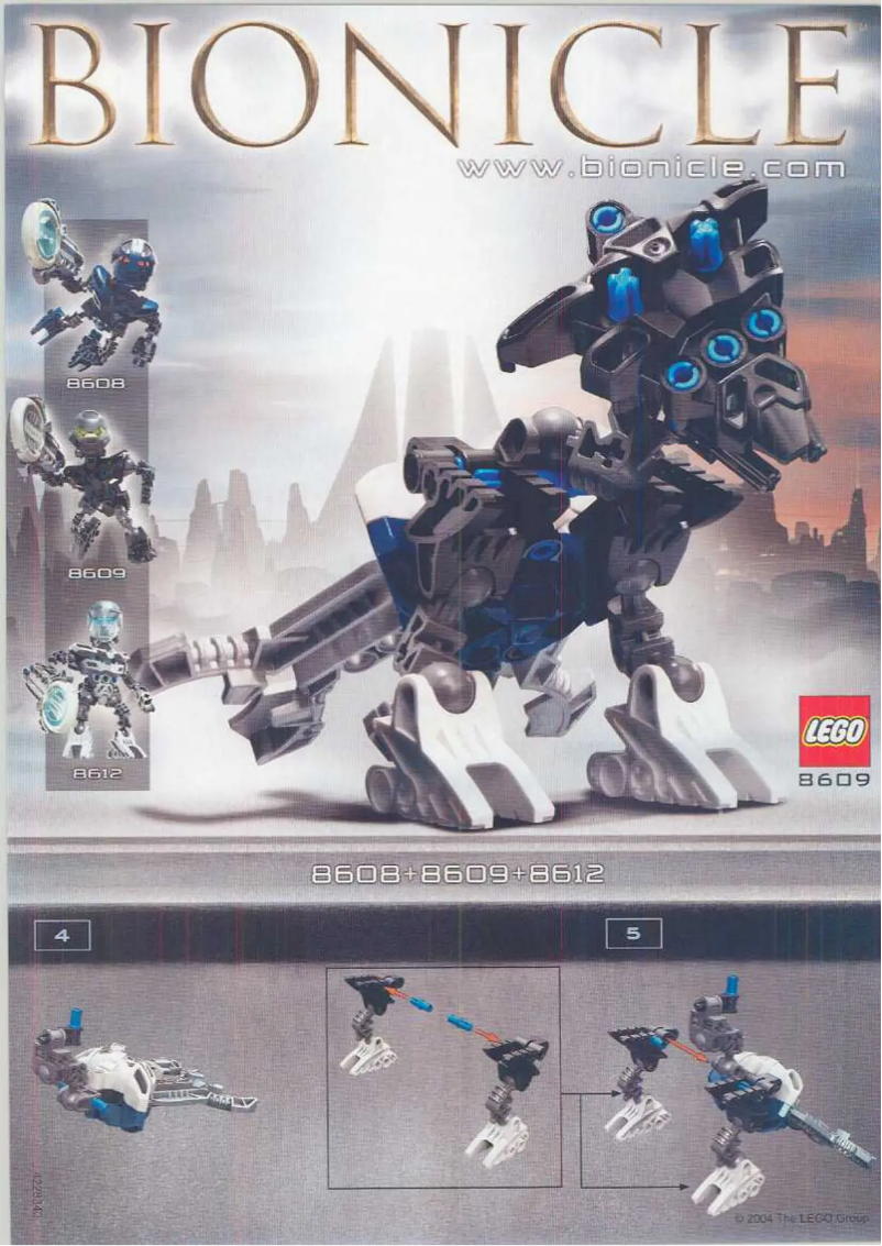 Page 1 of the manual User Manual Lego Matoran/Kanoka Co-Pack A