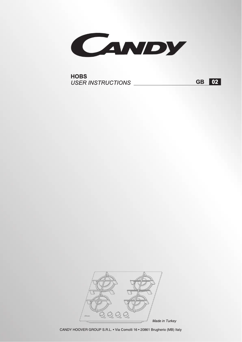 First page image of the manual for CVG6PB SASO