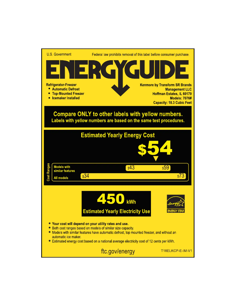 Page 1 de la notice Manuel utilisateur Kenmore 70762