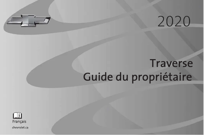 Page 1 de la notice Manuel utilisateur Chevrolet Traverse (2020)