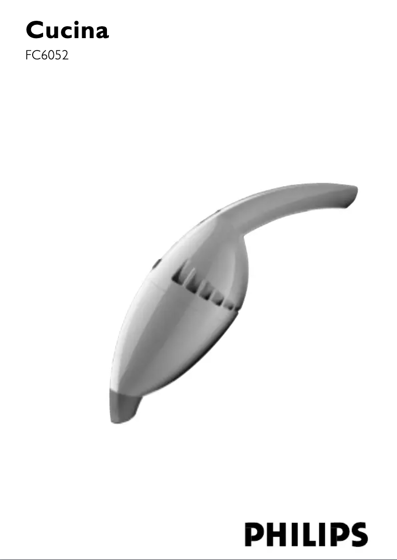 Image de la première page du manuel de l'appareil Cucina FC6052