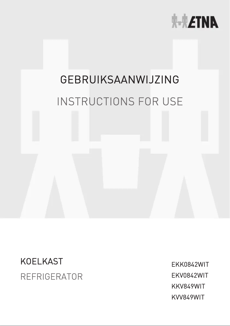 Image de la première page du manuel de l'appareil KKV849WIT