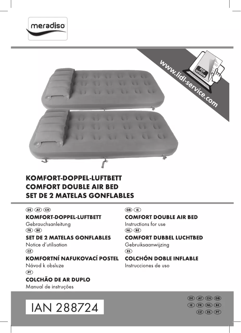 Page 1 de la notice Manuel utilisateur Meradiso IAN 288724