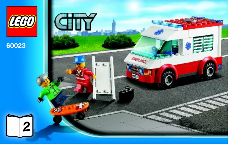 Page 1 de la notice Manuel utilisateur Lego City 60023