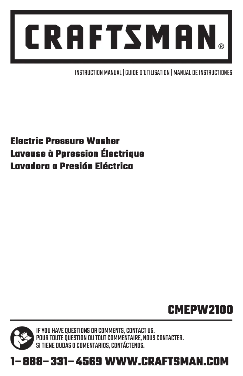 Imagen de la primera página del manual del dispositivo CMEPW2100