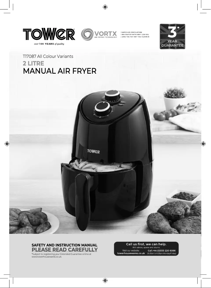 Image de la première page du manuel de l'appareil Vortx T17087