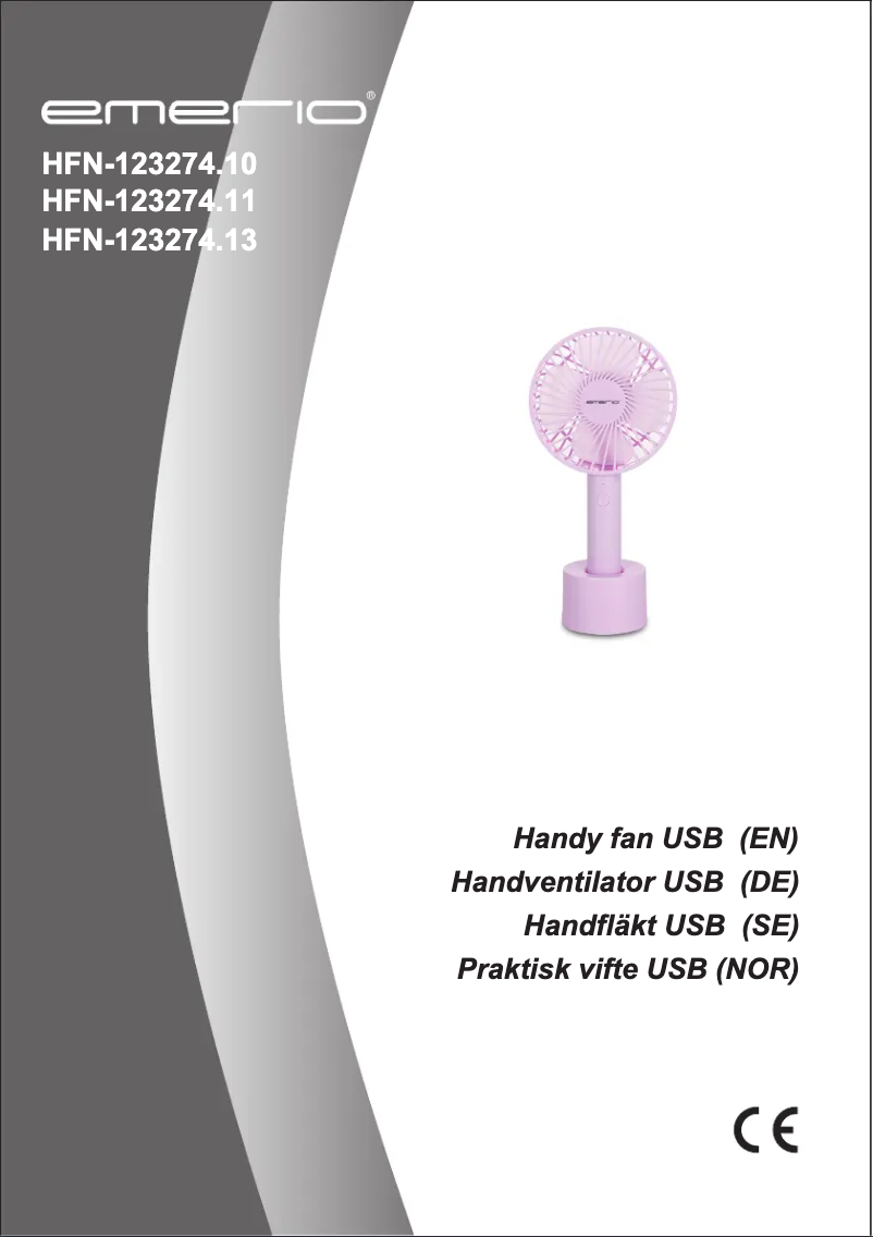 Image de la première page du manuel de l'appareil HFN-123274.10