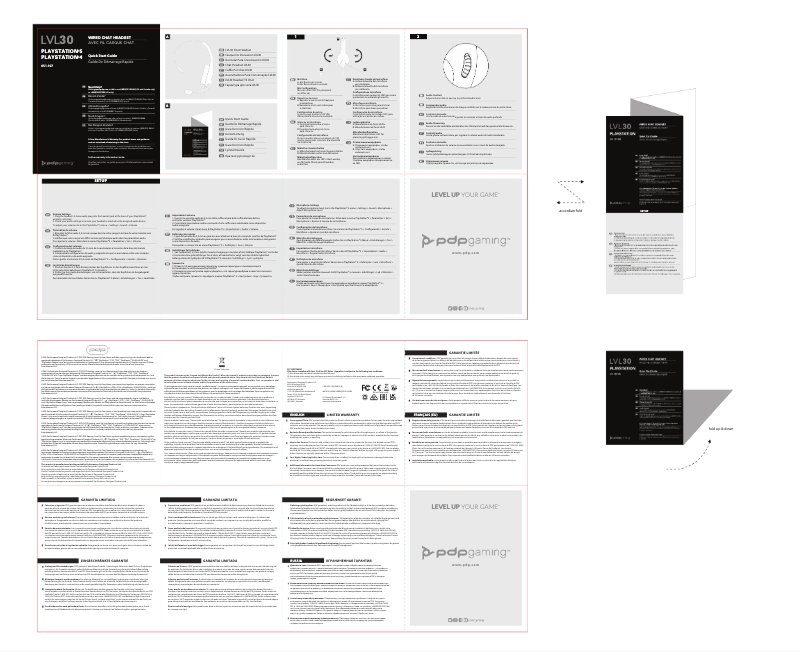 Image de la première page du manuel de l'appareil LVL30