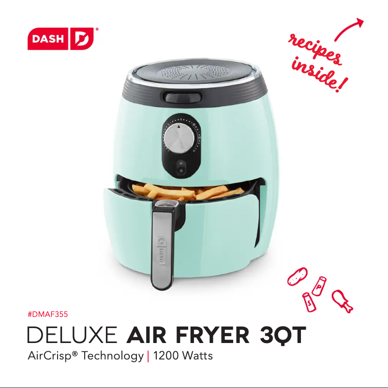 Page 1 de la notice Manuel utilisateur Dash Deluxe DMAF355GBAQ02