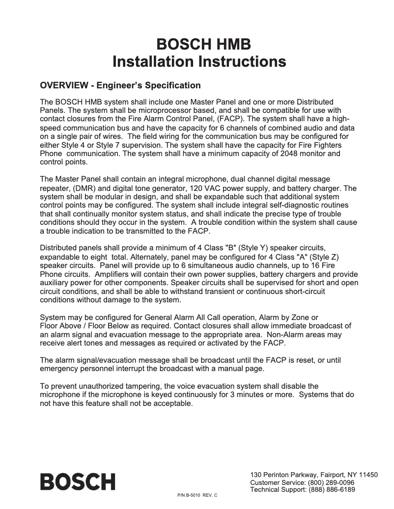 Página 1 del manual Manual de usuario Bosch MB-DCC