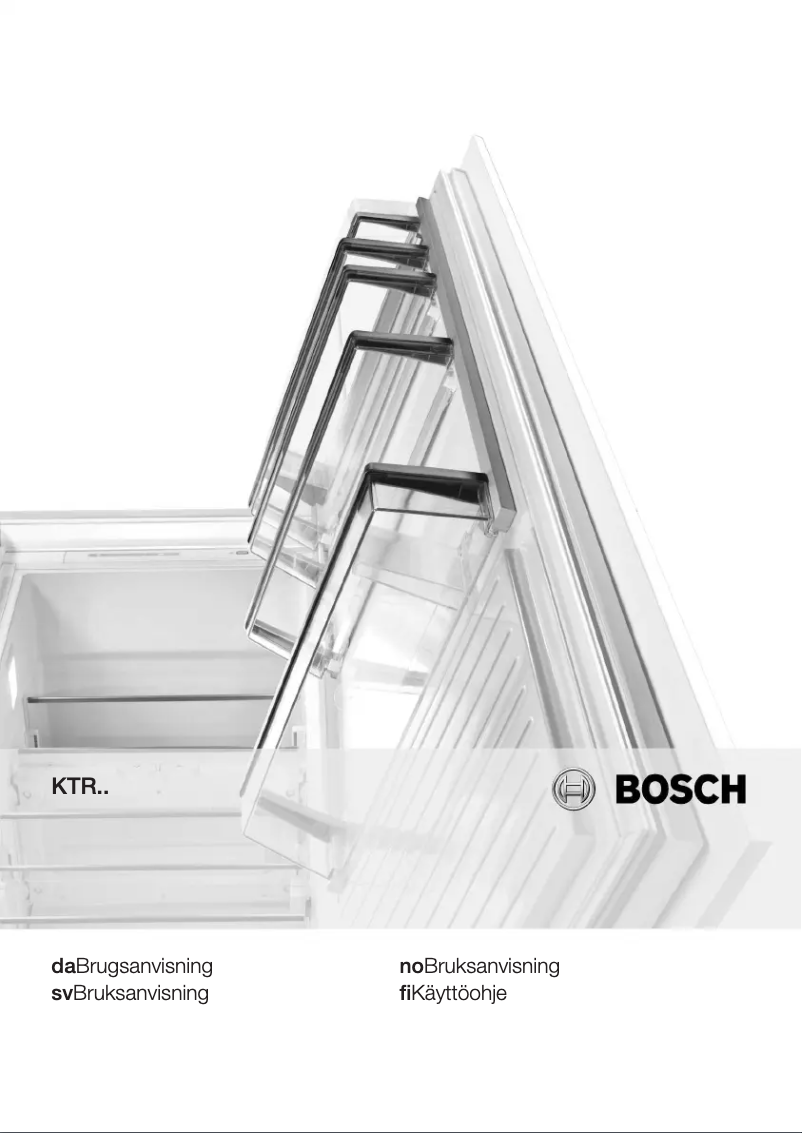 Page n°1 - Guide d'installation Bosch KTR16AW30