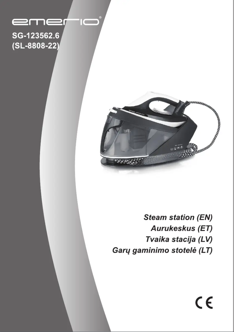 Image de la première page du manuel de l'appareil SG-123562.6