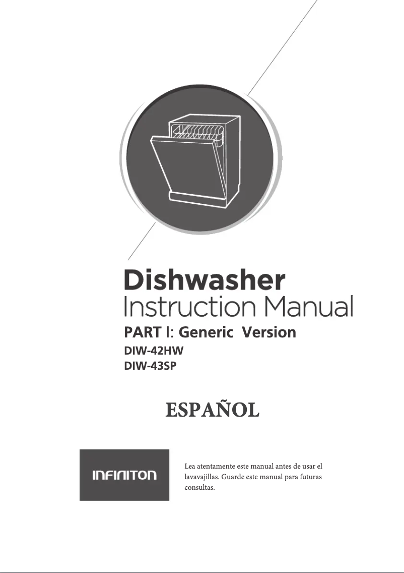 Page n°1 - Manuel utilisateur Infiniton DIW-43SP