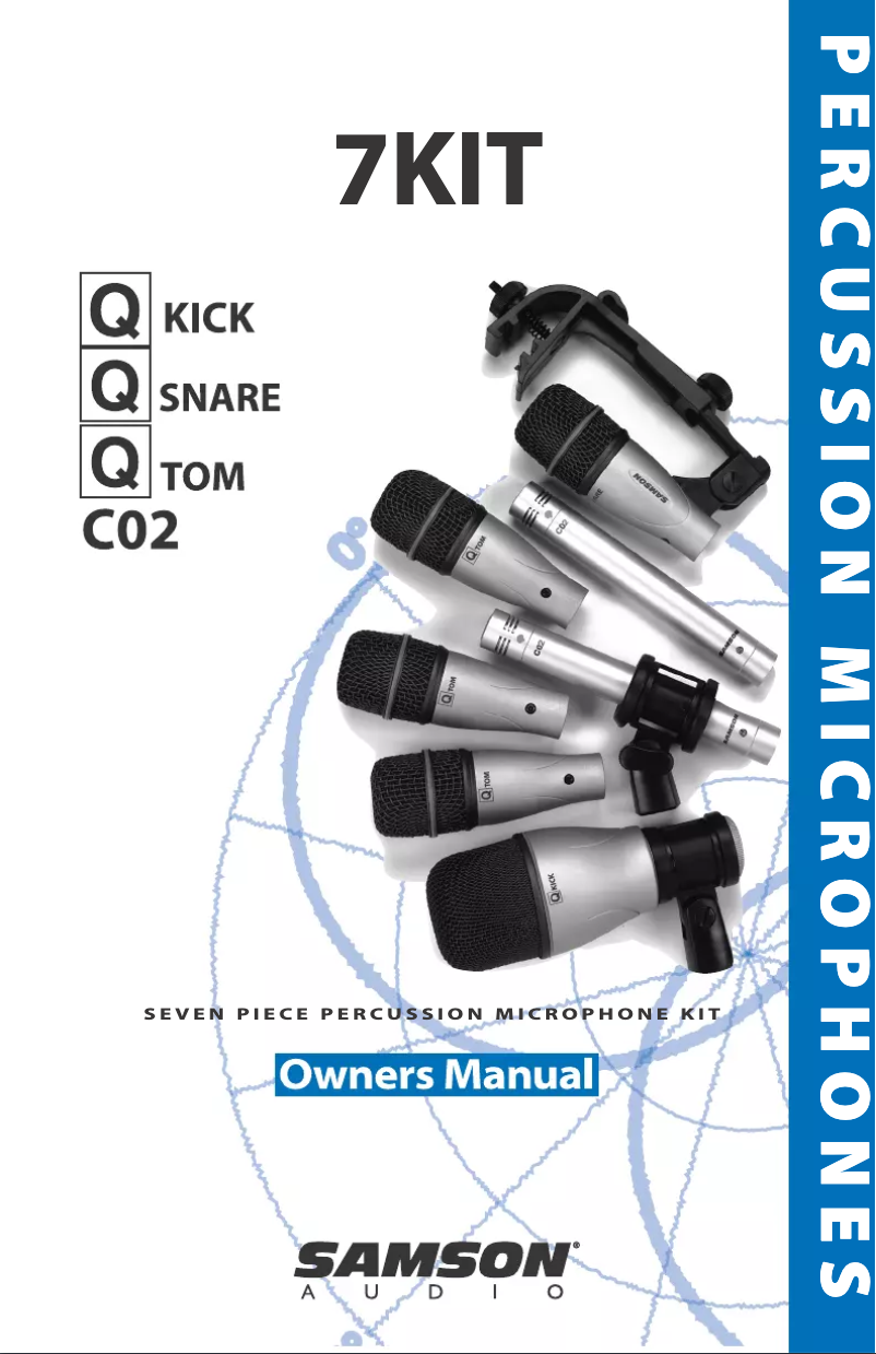 Page 1 de la notice Manuel utilisateur Samson 7KIT