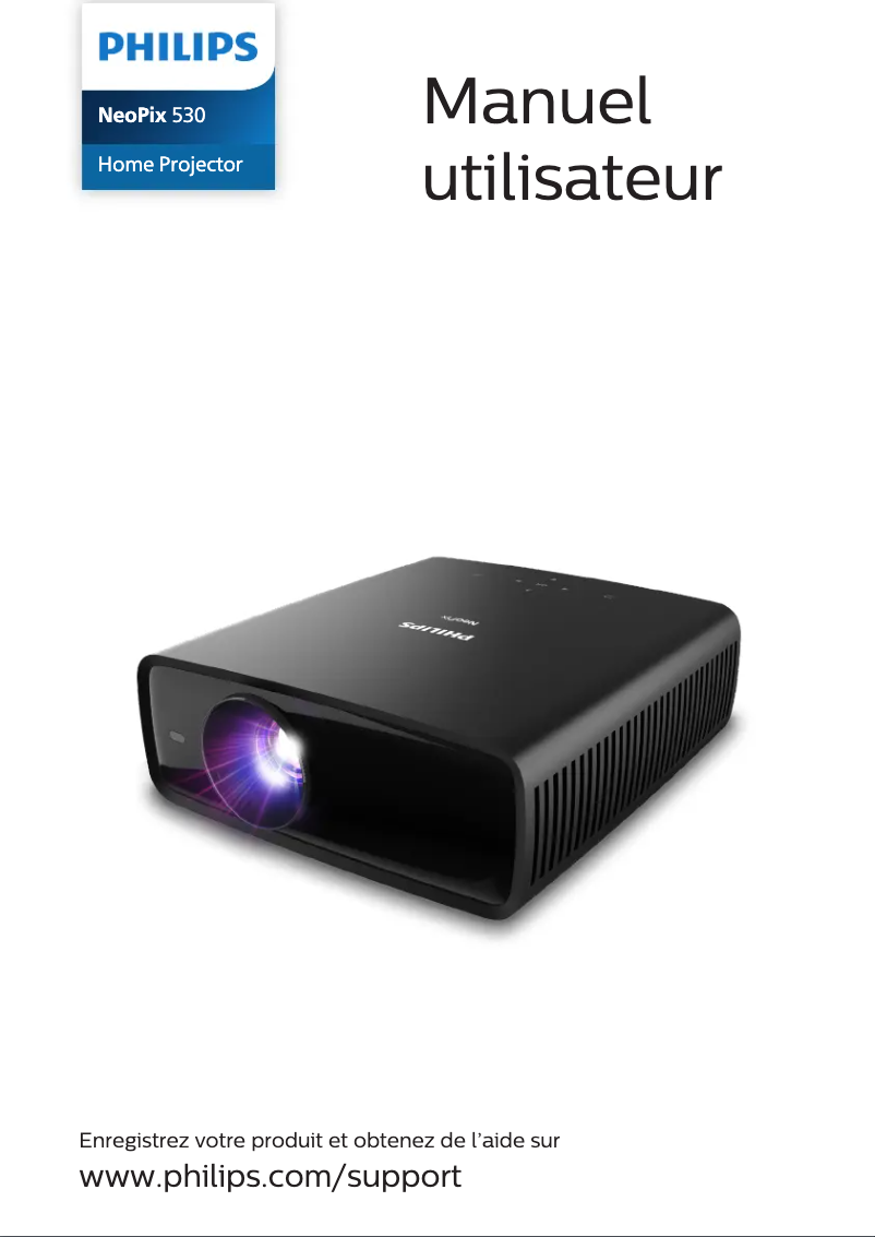 Page 1 de la notice Manuel utilisateur Philips NeoPix 530 NPX530