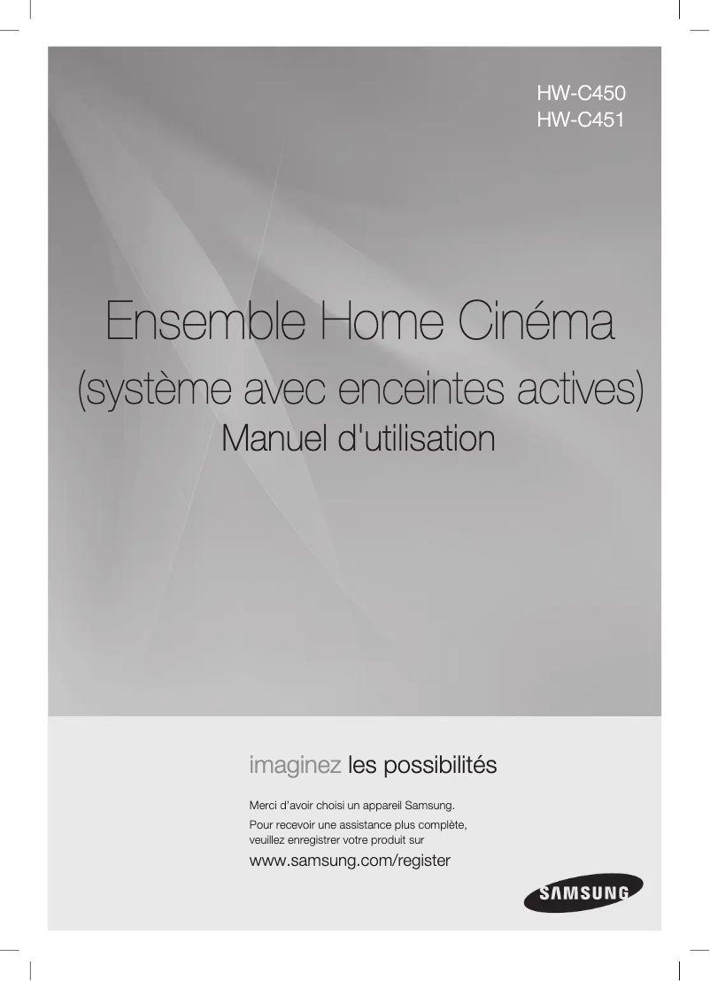Image de la première page du manuel de l'appareil SGH-C450