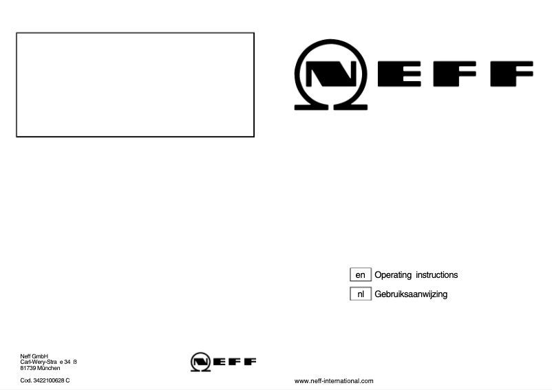 Page 1 de la notice Mode d'emploi Neff T21S31N0