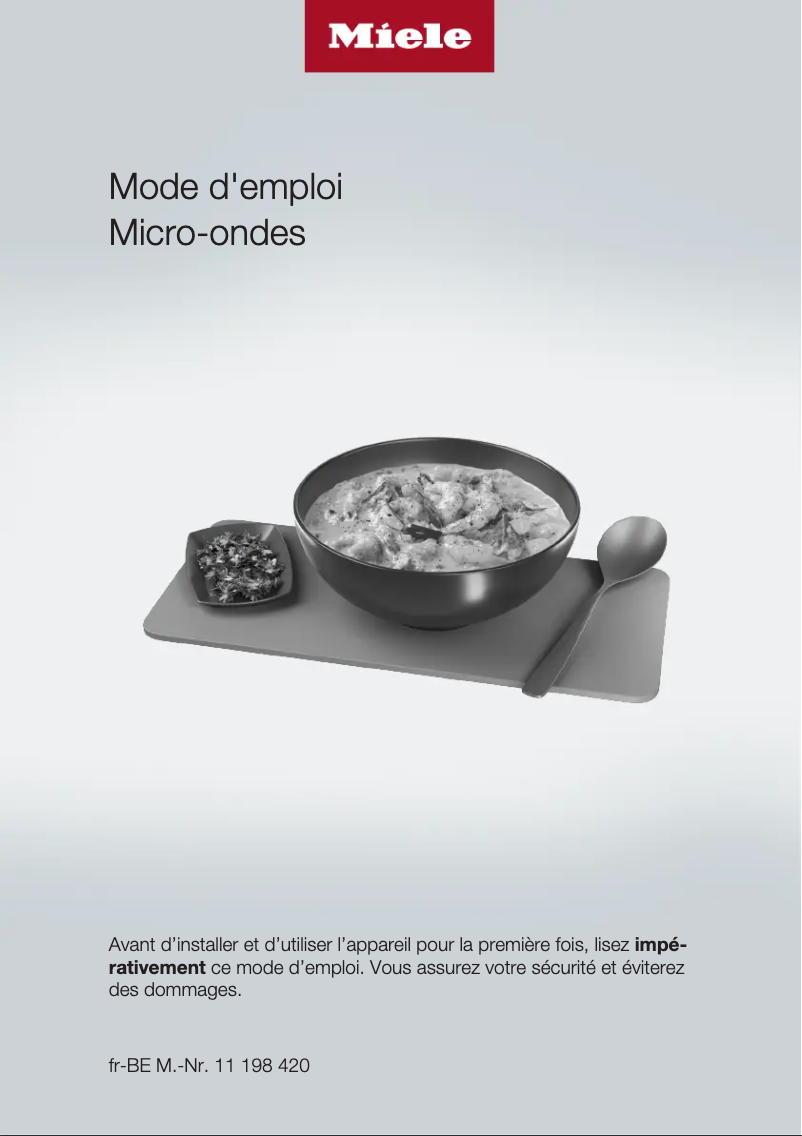 Image de la première page du manuel de l'appareil M 2230 OBSW