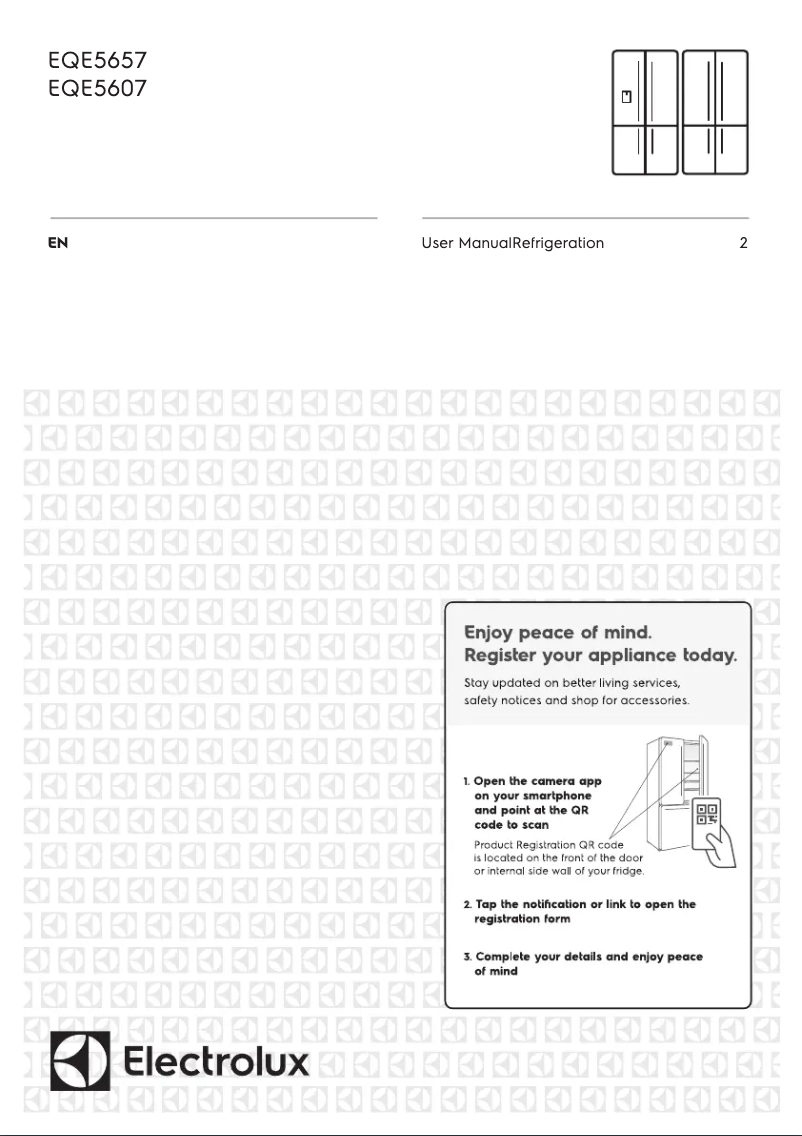 Imagen de la primera página del manual del dispositivo EQE5657BA