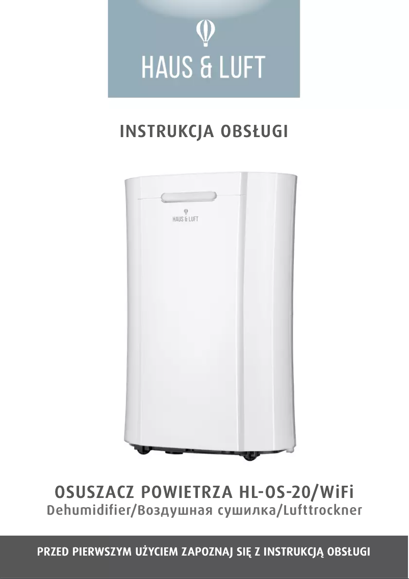 Image de la première page du manuel de l'appareil HL-OS-20/WIFI