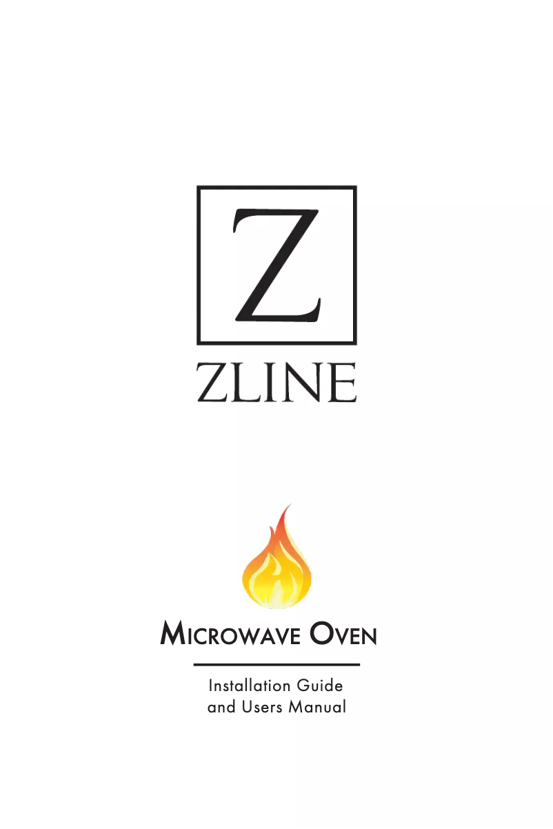 Page 1 de la notice Manuel utilisateur ZLine MWD-1-BS