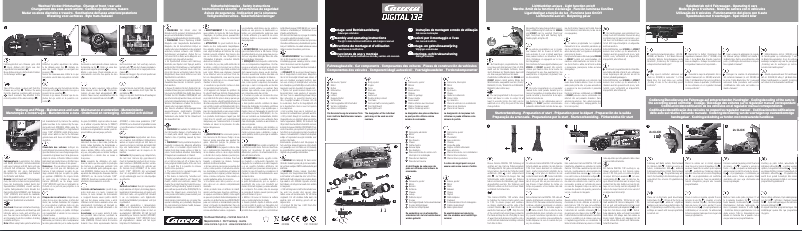 Page 1 de la notice Manuel utilisateur Carrera Audi R10 TDI Sport North America