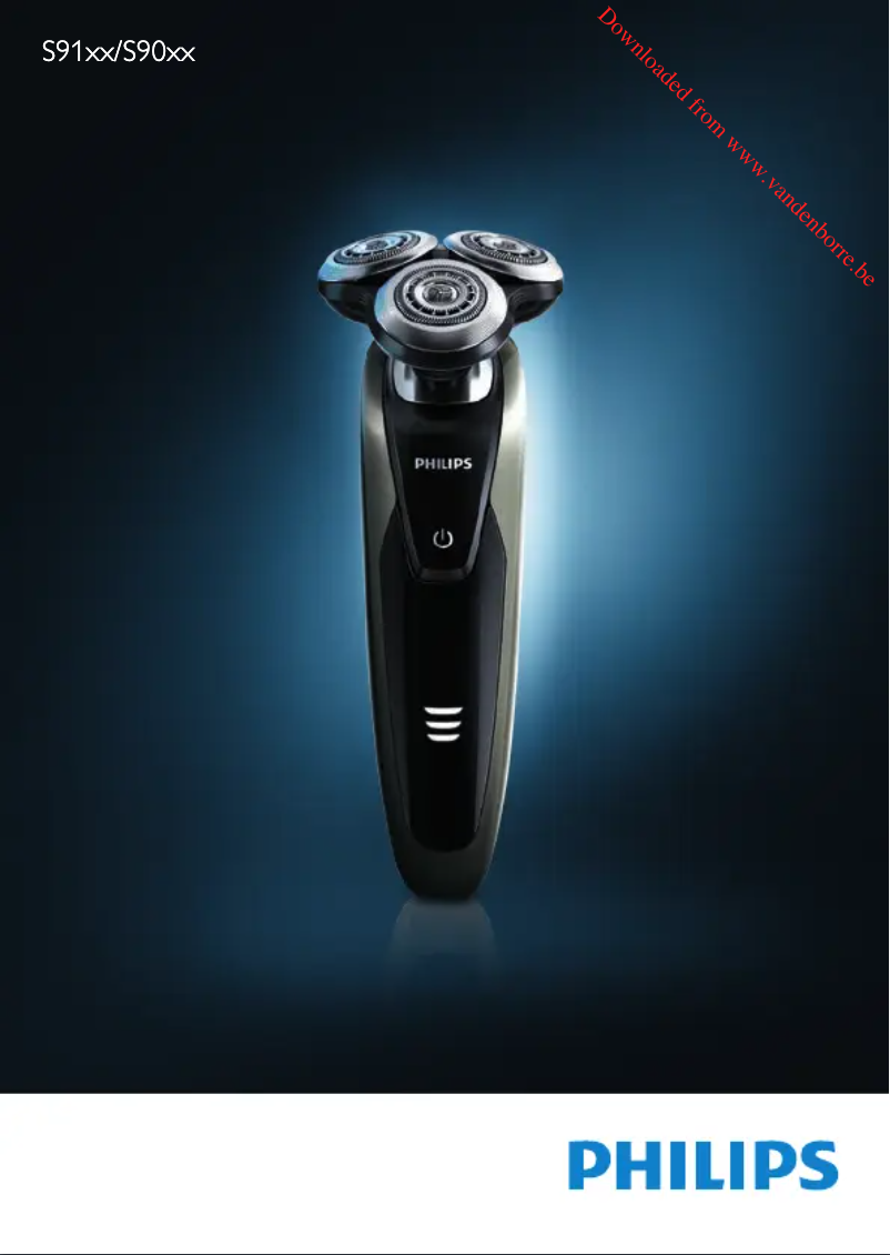 Page 1 of the manual User Manual Philips Series 9000 S9041