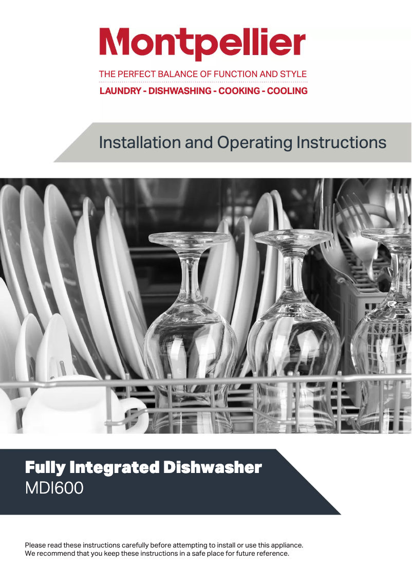 Page 1 de la notice Manuel utilisateur Montpellier MDI600