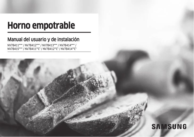 Image de la première page du manuel de l'appareil NV7B41201AK