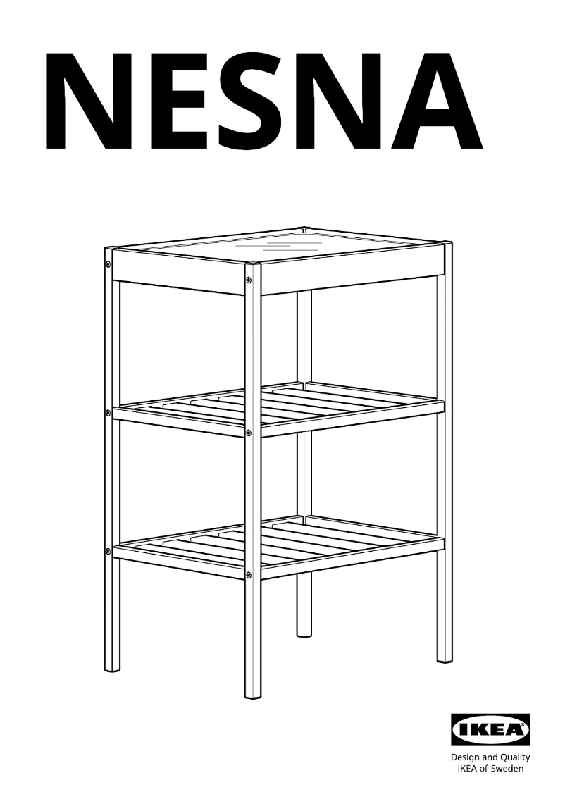 Image de la première page du manuel de l'appareil NESNA 405.432.03