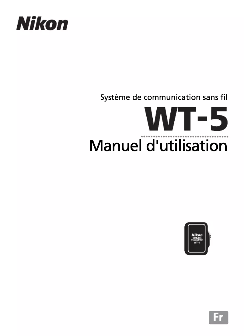 Image de la première page du manuel de l'appareil WT-5