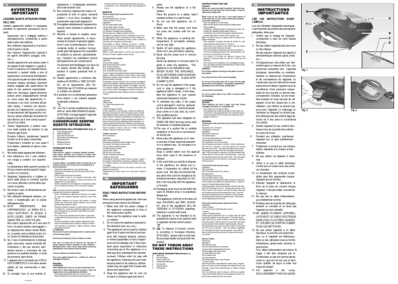 Image de la première page du manuel de l'appareil 1980