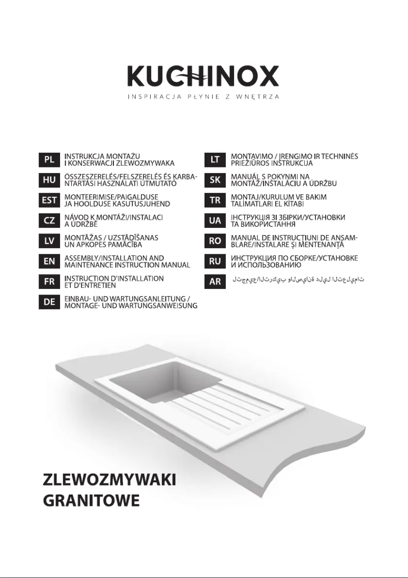 Page 1 de la notice Manuel utilisateur Kuchinox SBFA413Y