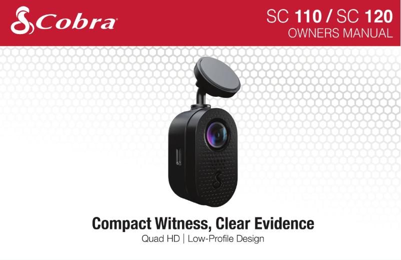 Image de la première page du manuel de l'appareil SC 120