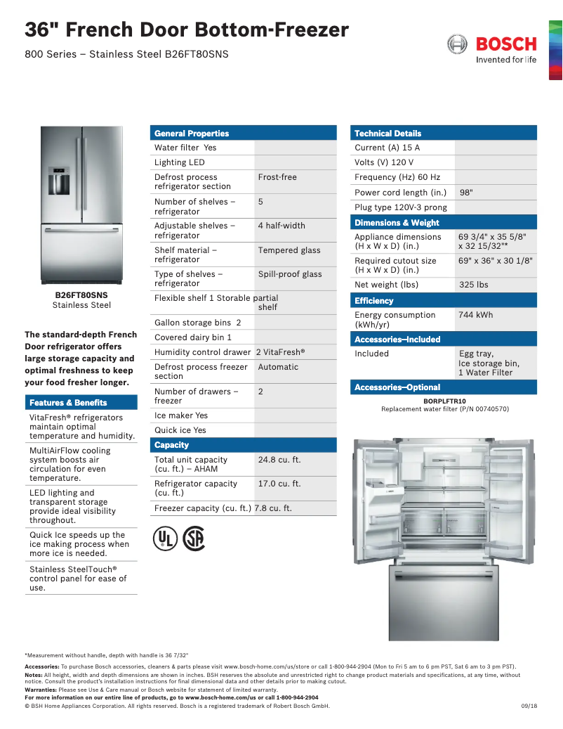 Image de la première page du manuel de l'appareil B26FT50SNS