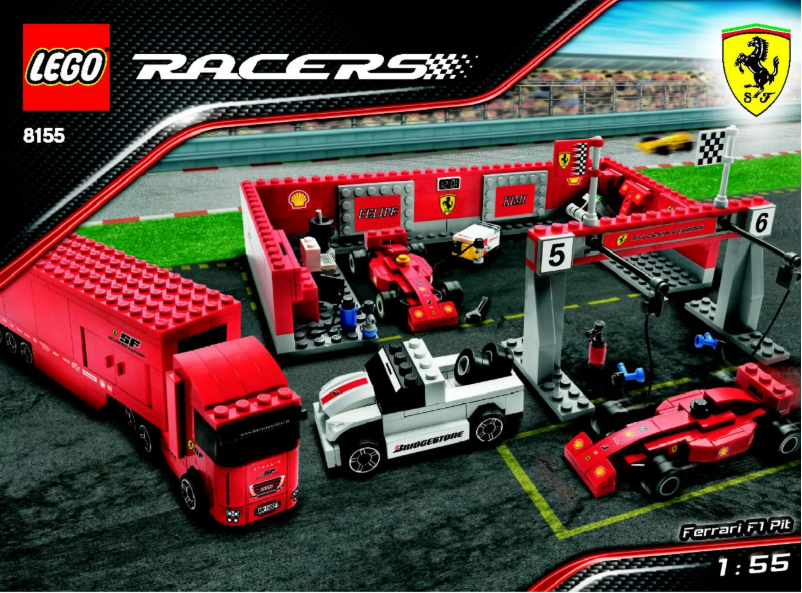 Page n°1 - Manuel utilisateur Lego Ferrari 8155