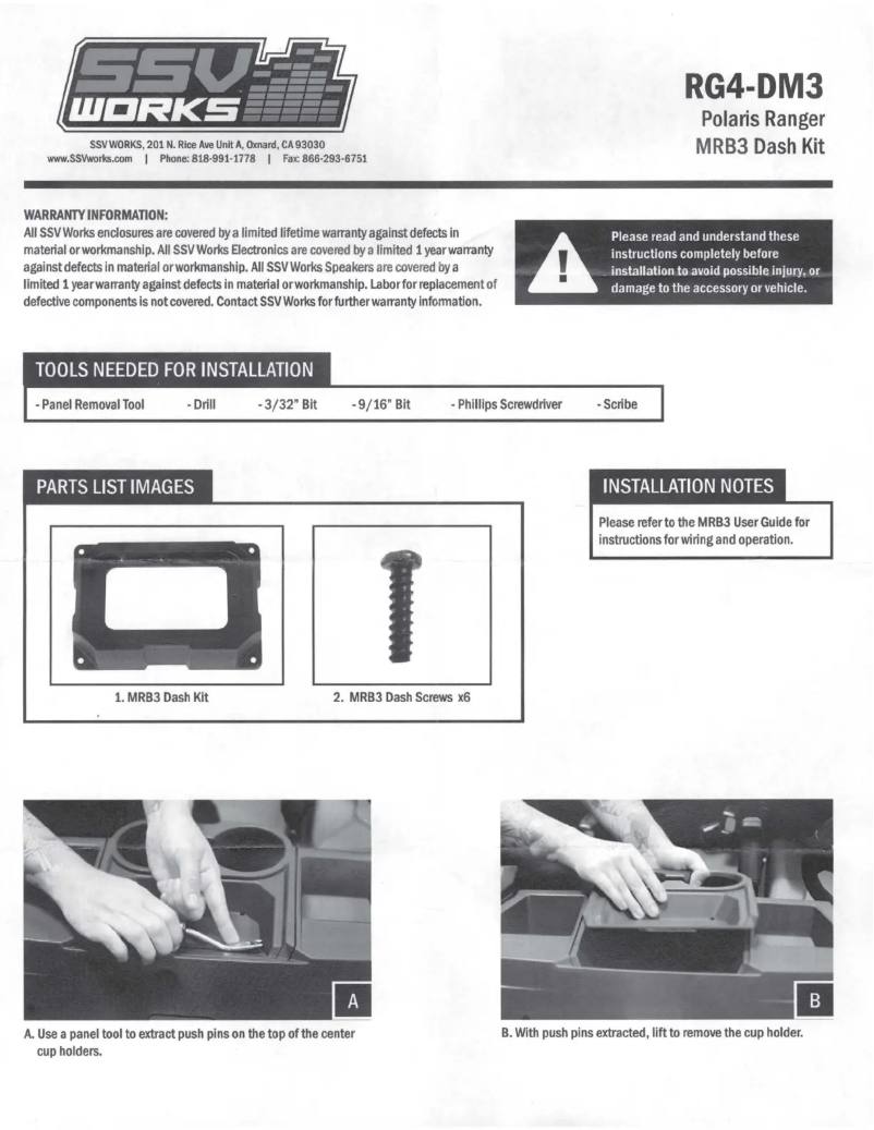 Image de la première page du manuel de l'appareil RG4-DM3