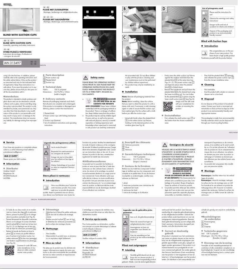 Página 1 del manual Manual de usuario Powerfix IAN 313497