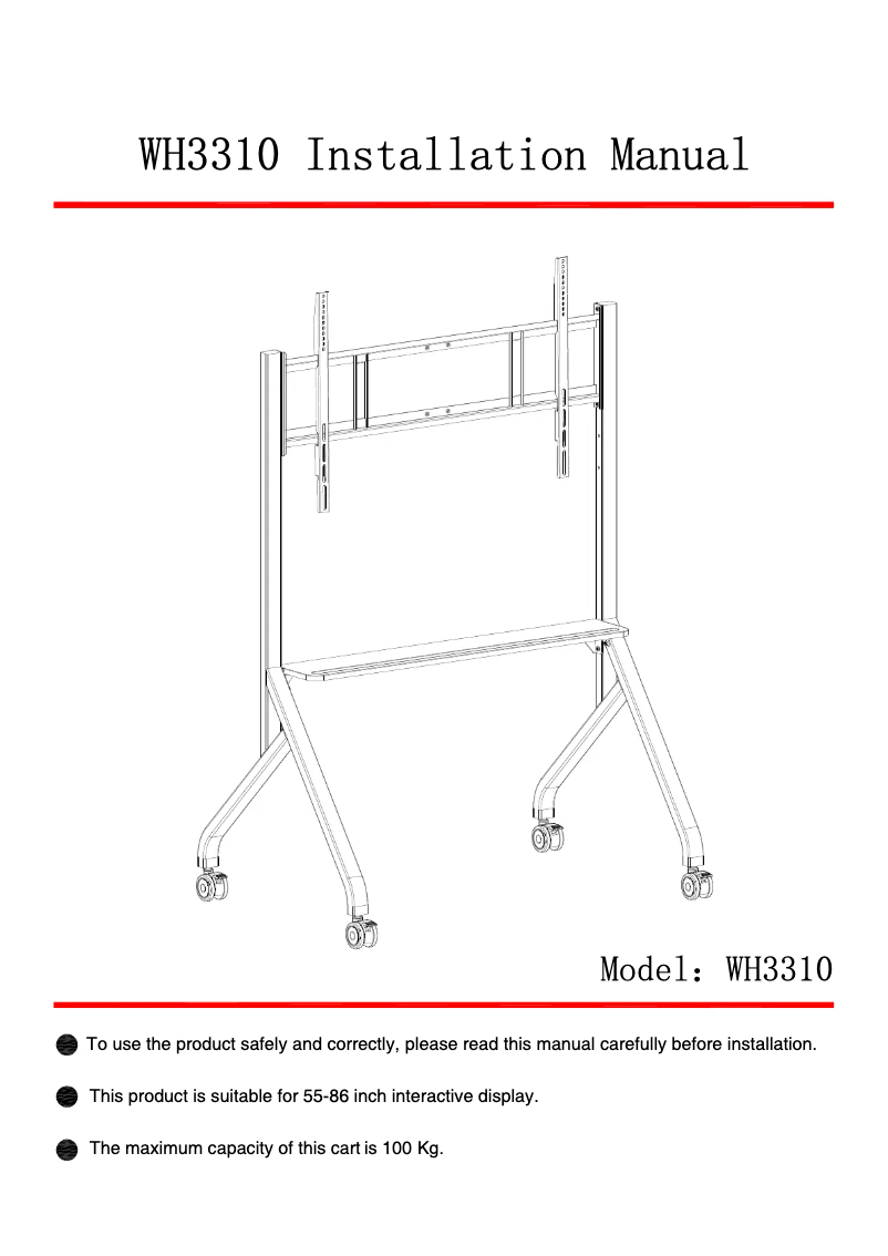 Página 1 del manual Manual de usuario Newline HW86