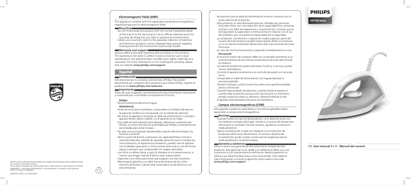 Page n°1 - Manuel utilisateur Philips DST0520