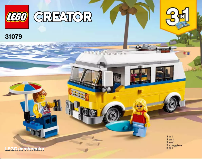Page n°1 - Manuel utilisateur Lego Creator 31079