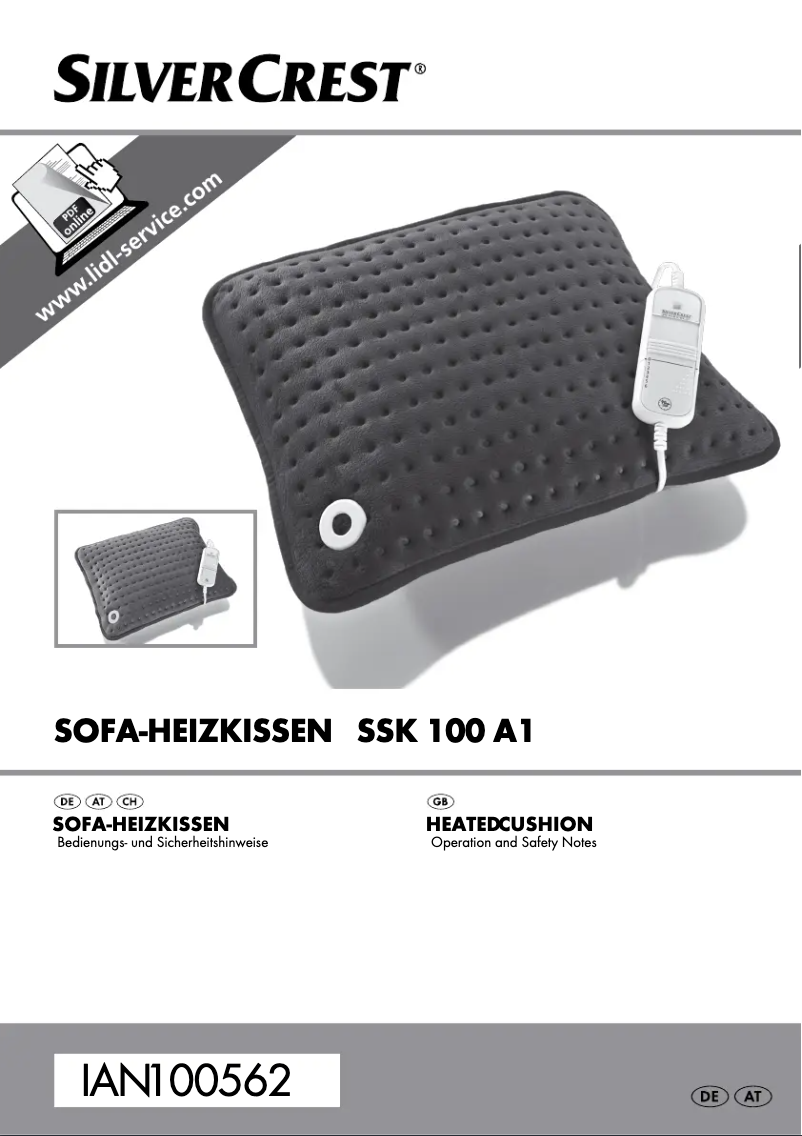 Image de la première page du manuel de l'appareil SSK 100 A1