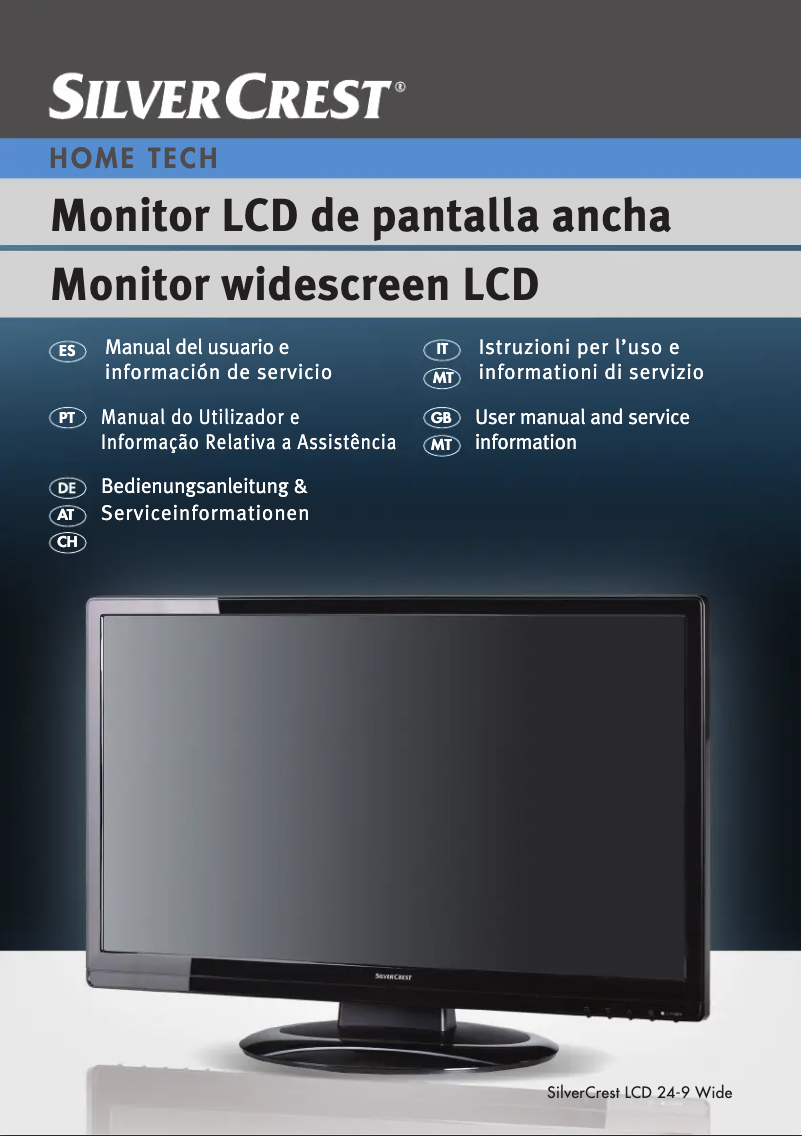 Image de la première page du manuel de l'appareil LCD 24-9 Wide